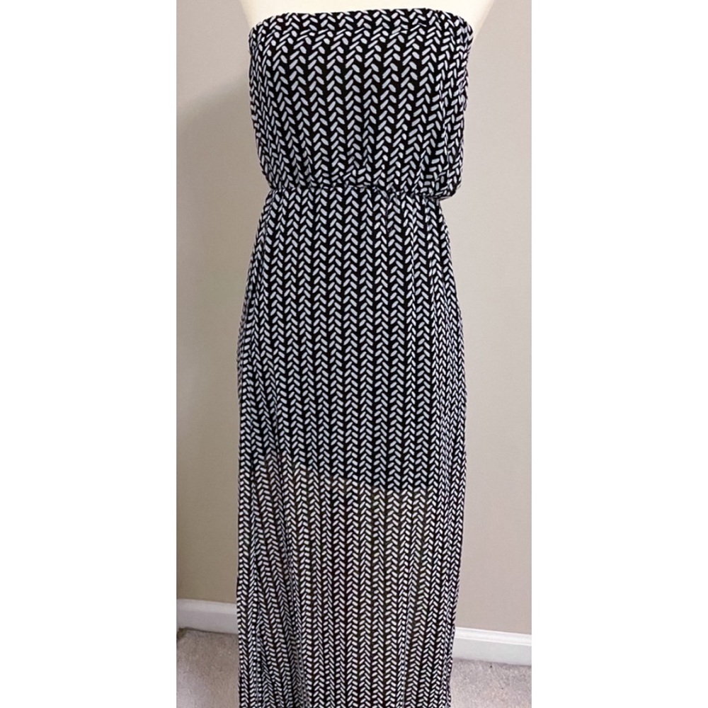 H&M Strapless Maxi Dress
